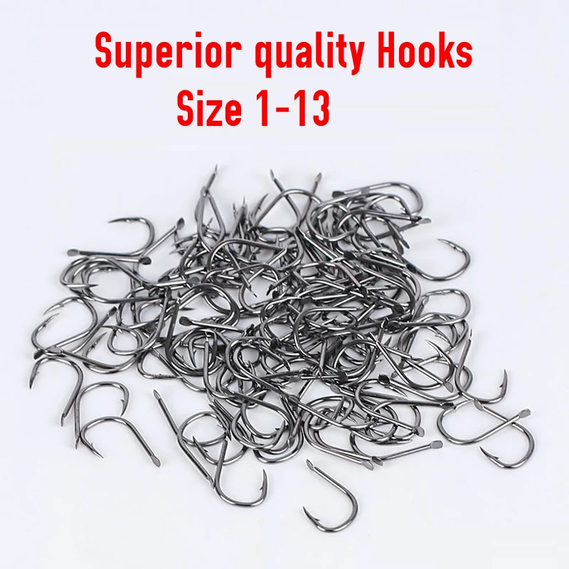 100pcs/Lot Fishing Hooks Set Carbon Steel Single Circle Fishing Hook Fly Fishing Jip Barbed Carp Hooks Sea Tackle Accessories
100pcs/Lot Fishing Hooks Set Carbon Steel Single Circle Fishing Hook Fly Fishing Jip Barbed Carp Hooks Sea Tackle Accessories