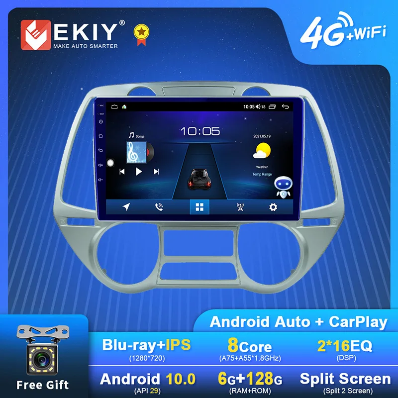 Автомагнитола EKIY S7T на Android для Hyundai I20 2008-2012, автомобильный мультимедийный видеоплеер, стерео, GPS-навигация для Carplay, 2din DVD
Автомагнитола EKIY S7T на Android для Hyundai I20 2008-2012, автомобильный мультимедийный видеоплеер, стерео, GPS-навигация для Carplay, 2din DVD