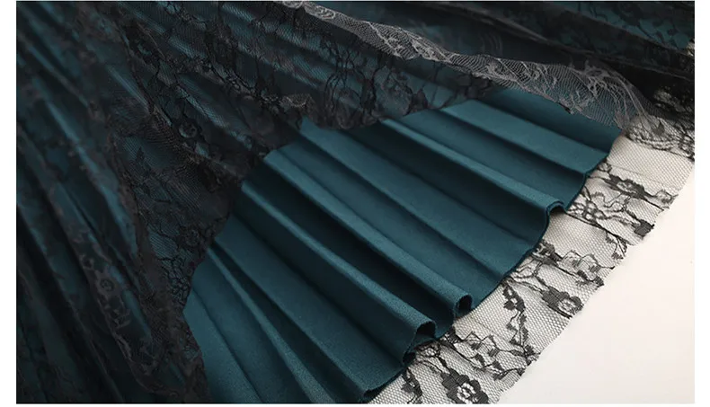Pleated Skirts Womens Saias Midi Faldas Vintage Lace Skirt Sided Wear Autumn Winter Women Skirt 2020 Long
Pleated Skirts Womens Saias Midi Faldas Vintage Lace Skirt Sided Wear Autumn Winter Women Skirt 2020 Long