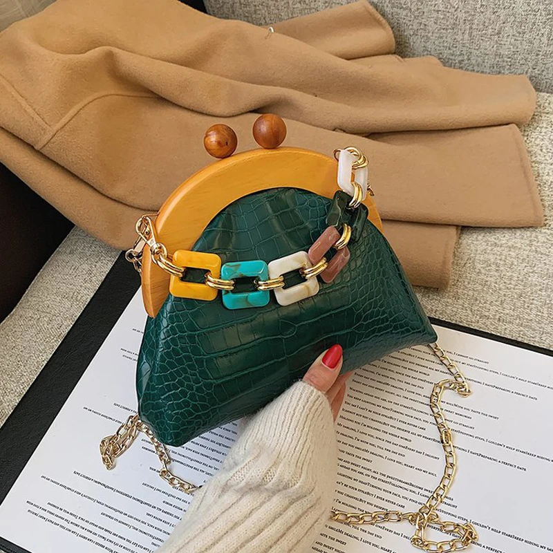 Stone Pattern PU Leather Clip Bag For Women 2021 Small Acrylic Chain Shoulder Lady Shell Crossbody Fashion Handbags
Stone Pattern PU Leather Clip Bag For Women 2021 Small Acrylic Chain Shoulder Lady Shell Crossbody Fashion Handbags
