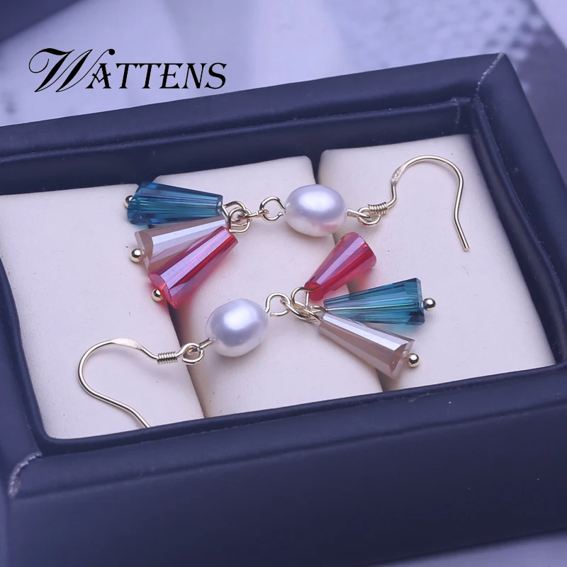 Pearl Jewelry Natural Freshwater Pearl Long Earrings for Women Colored Zircon Earrings Bohemian Wedding Party Accessories Gift
Pearl Jewelry Natural Freshwater Pearl Long Earrings for Women Colored Zircon Earrings Bohemian Wedding Party Accessories Gift