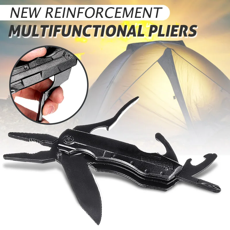 Outdoor Multi Plier 21 in 1 Foldable Survival Hand Tool Kits Poetable Tactical Knife Camping Multitools Cable Cutter with bag
Outdoor Multi Plier 21 in 1 Foldable Survival Hand Tool Kits Poetable Tactical Knife Camping Multitools Cable Cutter with bag