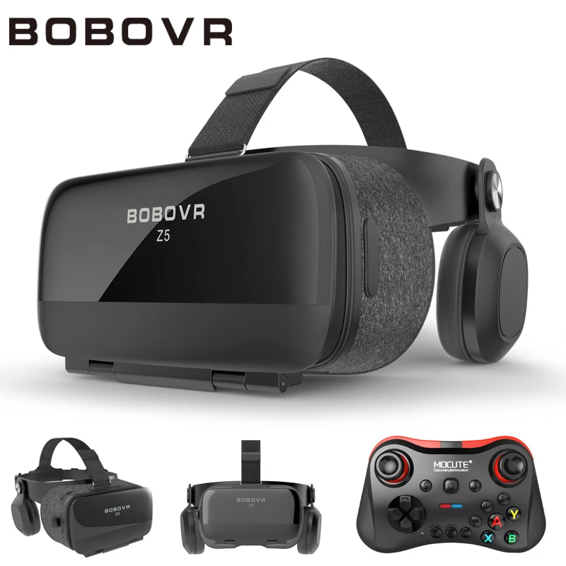 Оригинальная гарнитура BOBOVR Z5 Immersive Virtual Reality стерео 3D очки VR картонный шлем 120 FOV