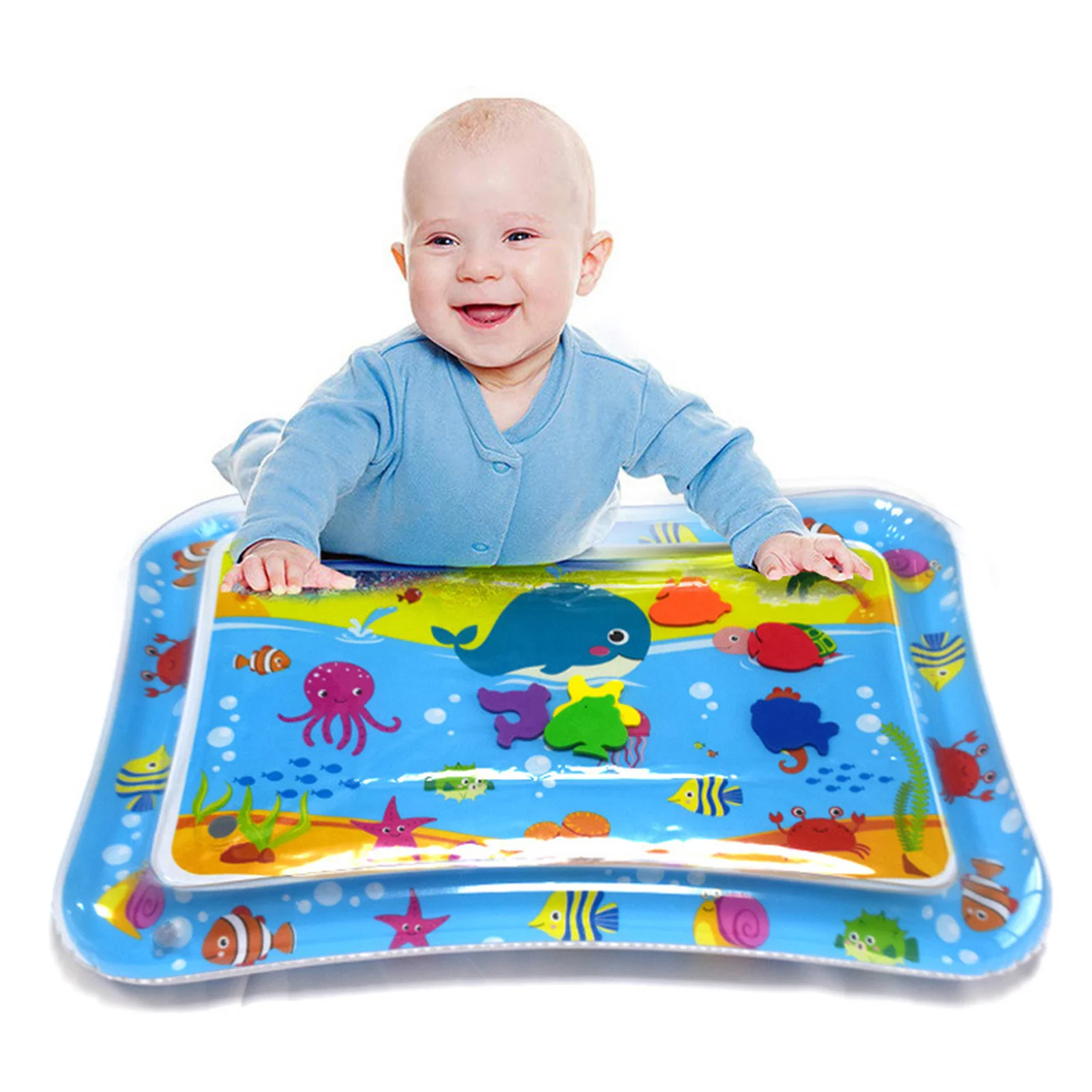 Baby Kids Water Play Mat Toys Inflatable Thicken PVC Infant Tummy Time Playmat Toddler Activity Play Center Water Mat For Baby
Baby Kids Water Play Mat Toys Inflatable Thicken PVC Infant Tummy Time Playmat Toddler Activity Play Center Water Mat For Baby