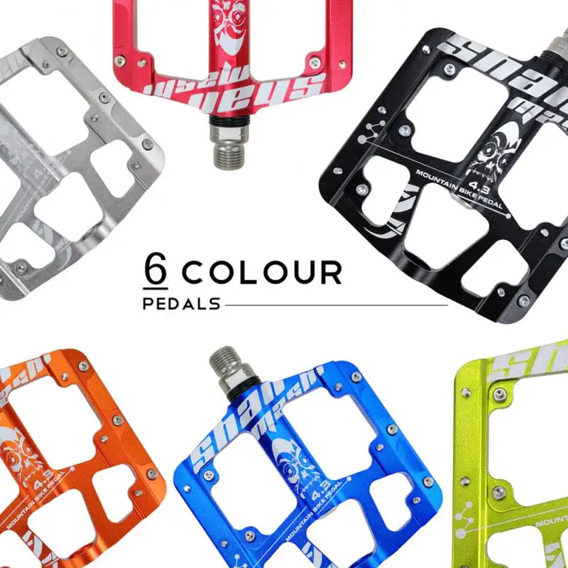 

Bicycle Pedales Mountain Bike Quick Release CNC Rainproof Seal Bearing Pedals 4.3cm Width Anti-slip Bicycle Road Pedal