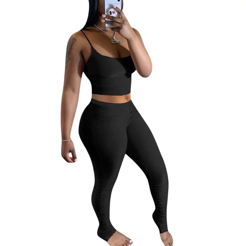 Модное Новое поступление 2020, женское облегающее боди на бретельках без рукавов, комплект из двух предметов с рюшами
Модное Новое поступление 2020, женское облегающее боди на бретельках без рукавов, комплект из двух предметов с рюшами