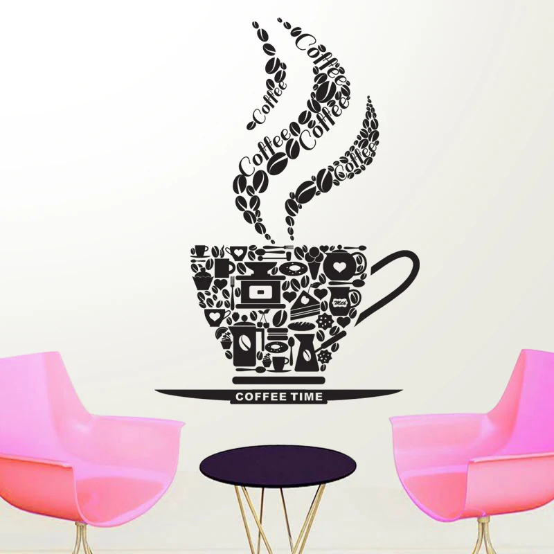 Coffee Shop Sticker Decal Cafe Cup Vinyl Art Wall Decals Decor Decoration Break Coffee Glass Decals CAFE1023
Coffee Shop Sticker Decal Cafe Cup Vinyl Art Wall Decals Decor Decoration Break Coffee Glass Decals CAFE1023