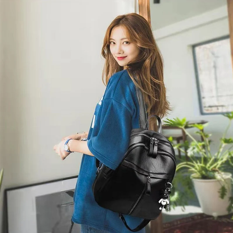 New Casual Fashion Black Color Backpack Women Bag Student Bookbag Storage Backpacks Outdoor Sport School Bag
New Casual Fashion Black Color Backpack Women Bag Student Bookbag Storage Backpacks Outdoor Sport School Bag
