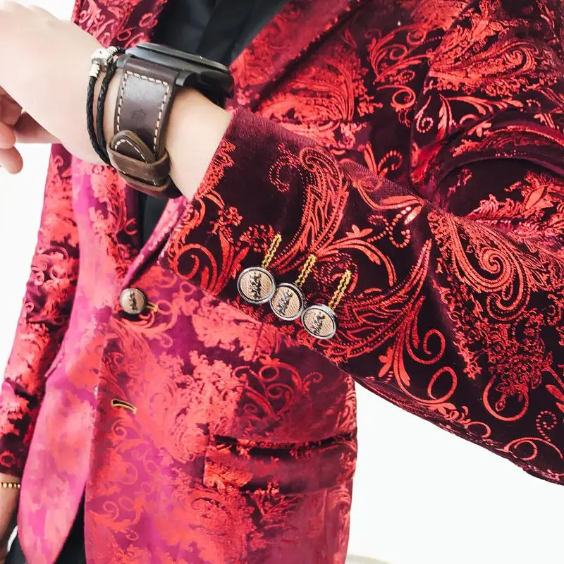 Men casual style Suit Slim Suits Wedding Party Blazers Jacket Men's Business Groomsman suit Men's fashion print blazer
Men casual style Suit Slim Suits Wedding Party Blazers Jacket Men's Business Groomsman suit Men's fashion print blazer