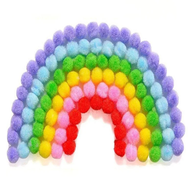 200PCS/set 10mm Pompoms Pom-Pom Craft material Handmade Material Plush Ball Doll Accessories Eight Color
200PCS/set 10mm Pompoms Pom-Pom Craft material Handmade Material Plush Ball Doll Accessories Eight Color