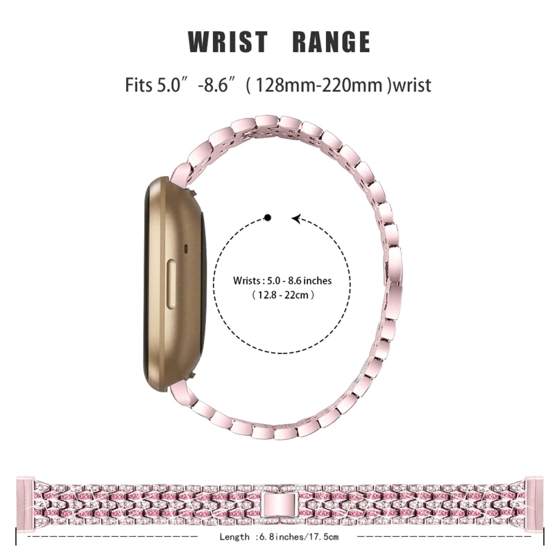 Durable Metal Zinc Alloy Strap Wristband Watch Band Wrist Strap For -Fitbit Versa3/Sense Replacement Smart Watch Accessories
Durable Metal Zinc Alloy Strap Wristband Watch Band Wrist Strap For -Fitbit Versa3/Sense Replacement Smart Watch Accessories