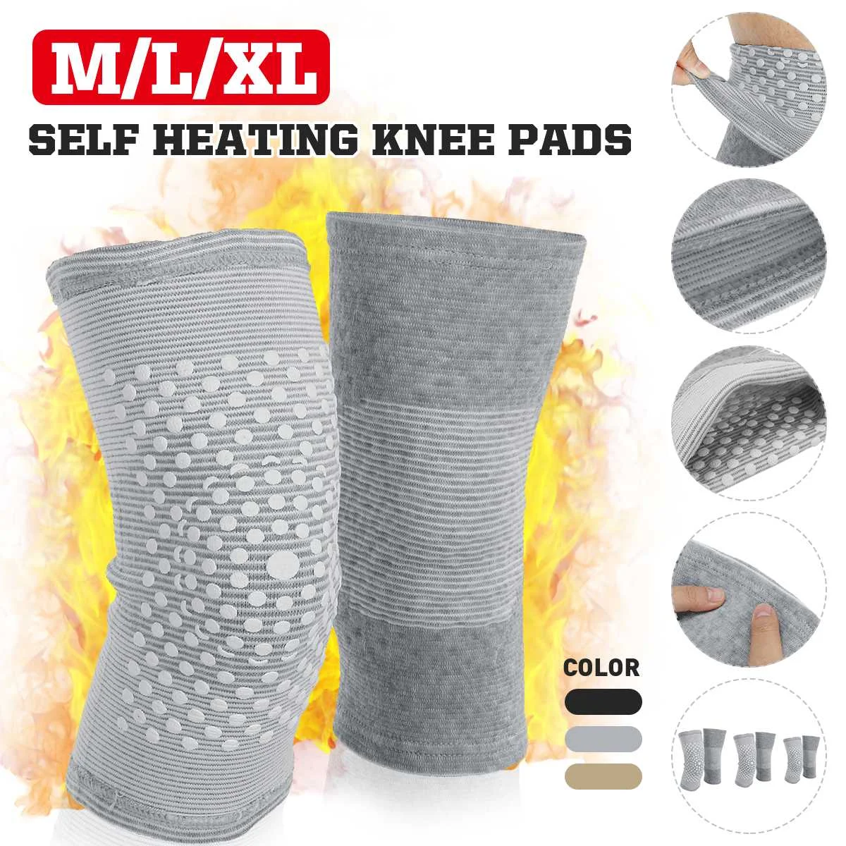 2Pcs Self Heating Knee Pads Magnetic Therapy Pain Relief Arthritis Brace Tourmaline Support Knee Sleeves Pads Massage M/L/XL
2Pcs Self Heating Knee Pads Magnetic Therapy Pain Relief Arthritis Brace Tourmaline Support Knee Sleeves Pads Massage M/L/XL