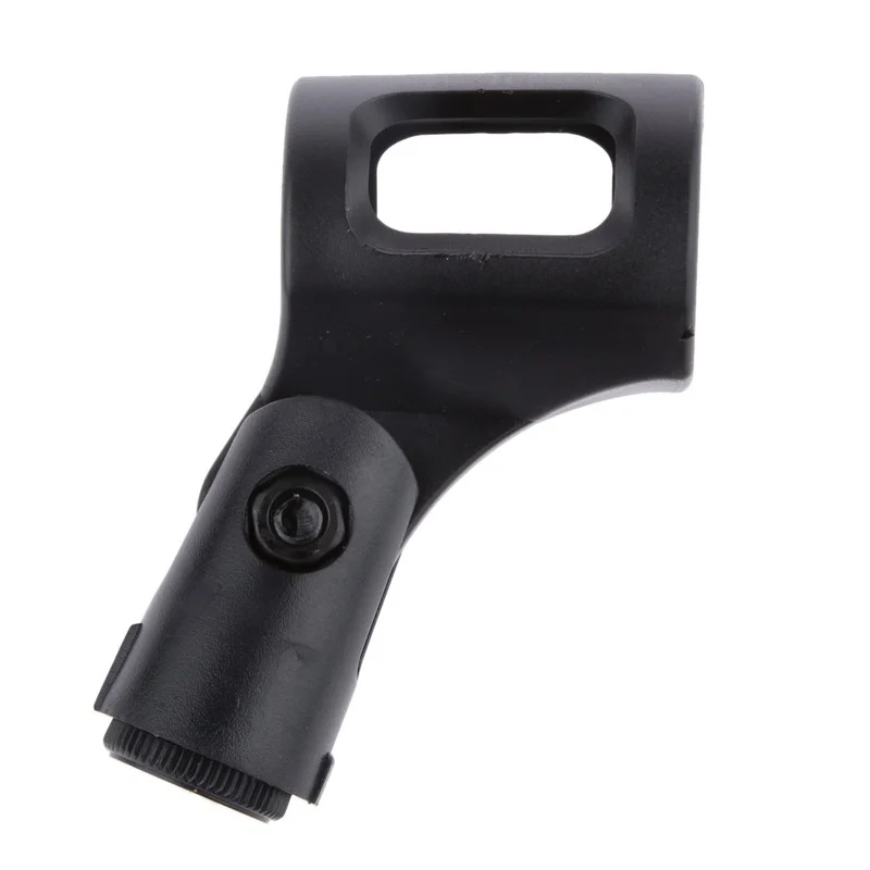 Black Plastic Wireless Microphone Holder Clip for Standard Wired Microphone Clip with flexible soft plastic construction
Black Plastic Wireless Microphone Holder Clip for Standard Wired Microphone Clip with flexible soft plastic construction