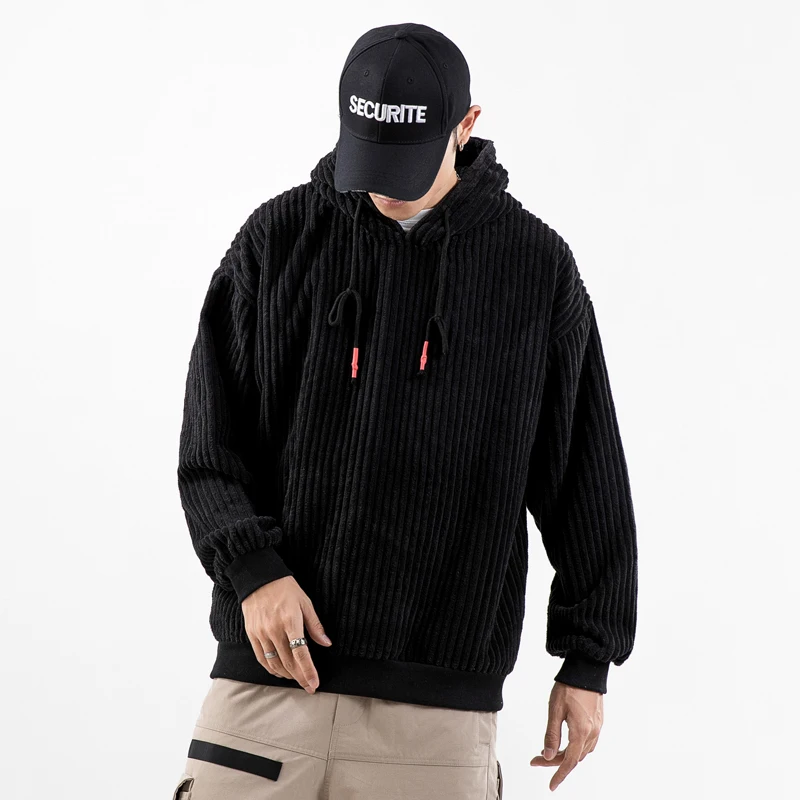 2022 Men Corduroy Hoodies Mens Solid Color Hooded Sweatshirts Autumn Male Long Sleeve Drawstring Pullovers Outwear M-5XL
2022 Men Corduroy Hoodies Mens Solid Color Hooded Sweatshirts Autumn Male Long Sleeve Drawstring Pullovers Outwear M-5XL