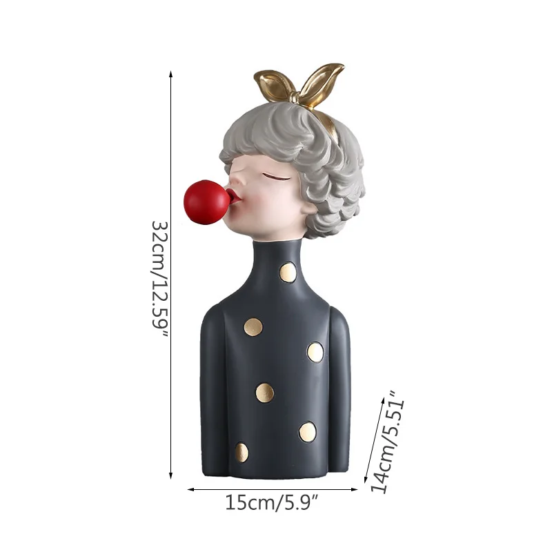 Nordic Modern Blowing Bubbles Girl Statue Home Decoration Accessories Resin Ornament Abstract Character Gifts Crafts
Nordic Modern Blowing Bubbles Girl Statue Home Decoration Accessories Resin Ornament Abstract Character Gifts Crafts