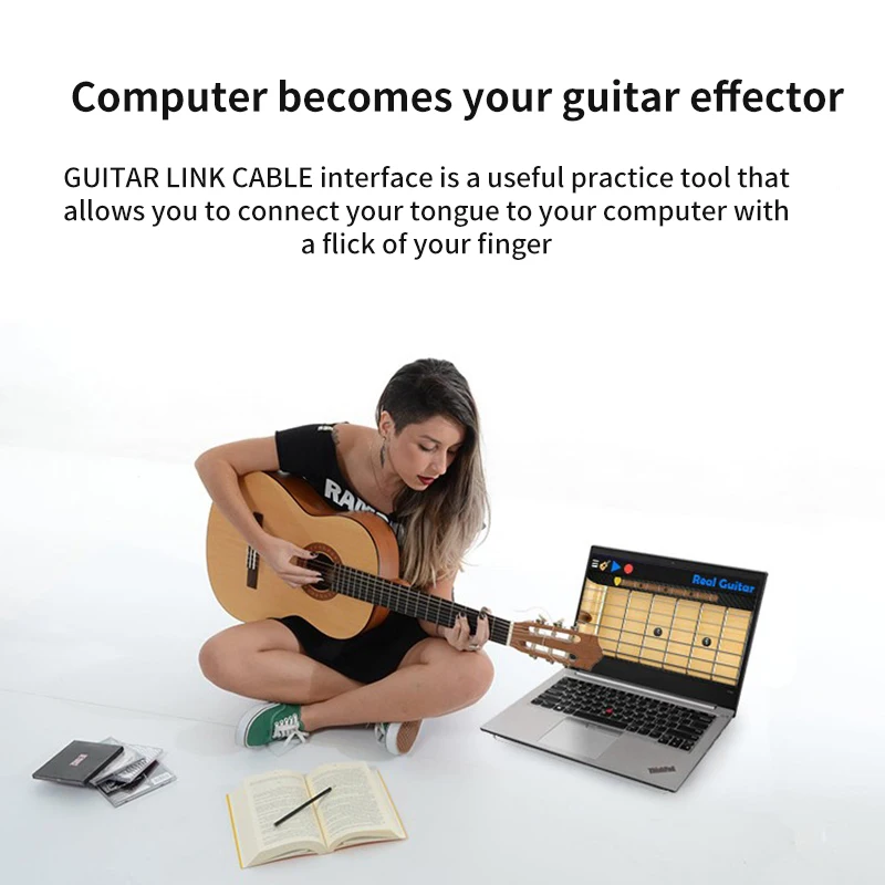 Guitar Audio Cable USB Audio Sounder Portable Variable-Speed Link Interface Adapter Music Recording Accessories Guitar Cable
Guitar Audio Cable USB Audio Sounder Portable Variable-Speed Link Interface Adapter Music Recording Accessories Guitar Cable