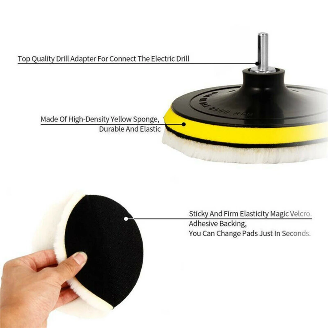 5Pcs Cleaning Cloths 4Inch Wool Wheel Mop Kit Perfect For Glass Furniture Kitchen Gadgets Household Cleaning Tools
5Pcs Cleaning Cloths 4Inch Wool Wheel Mop Kit Perfect For Glass Furniture Kitchen Gadgets Household Cleaning Tools