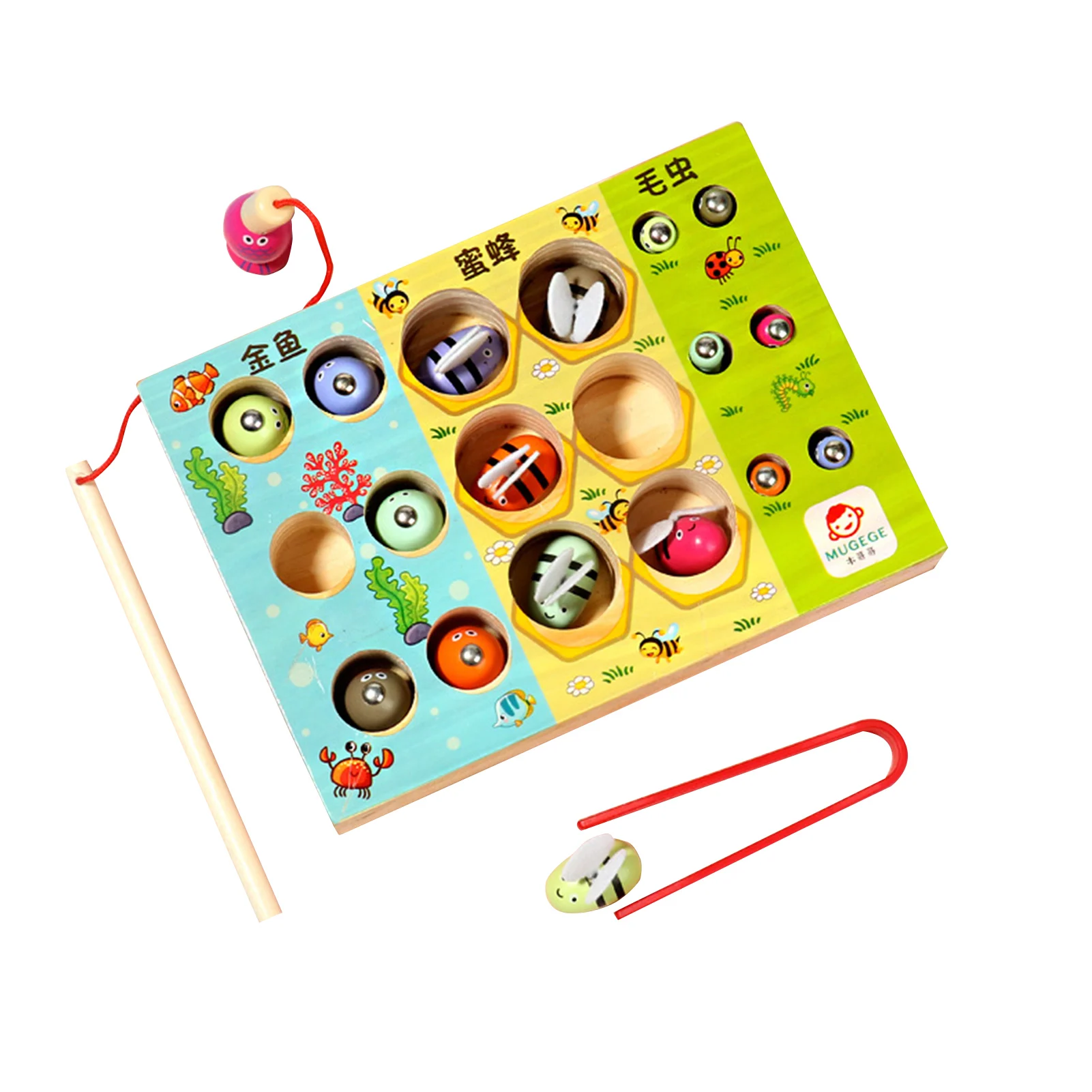 Kids Magnetic Fishing Game Toys Educational Worm Catching Game Toy Set Montessori Educational Wooden Toys
Kids Magnetic Fishing Game Toys Educational Worm Catching Game Toy Set Montessori Educational Wooden Toys