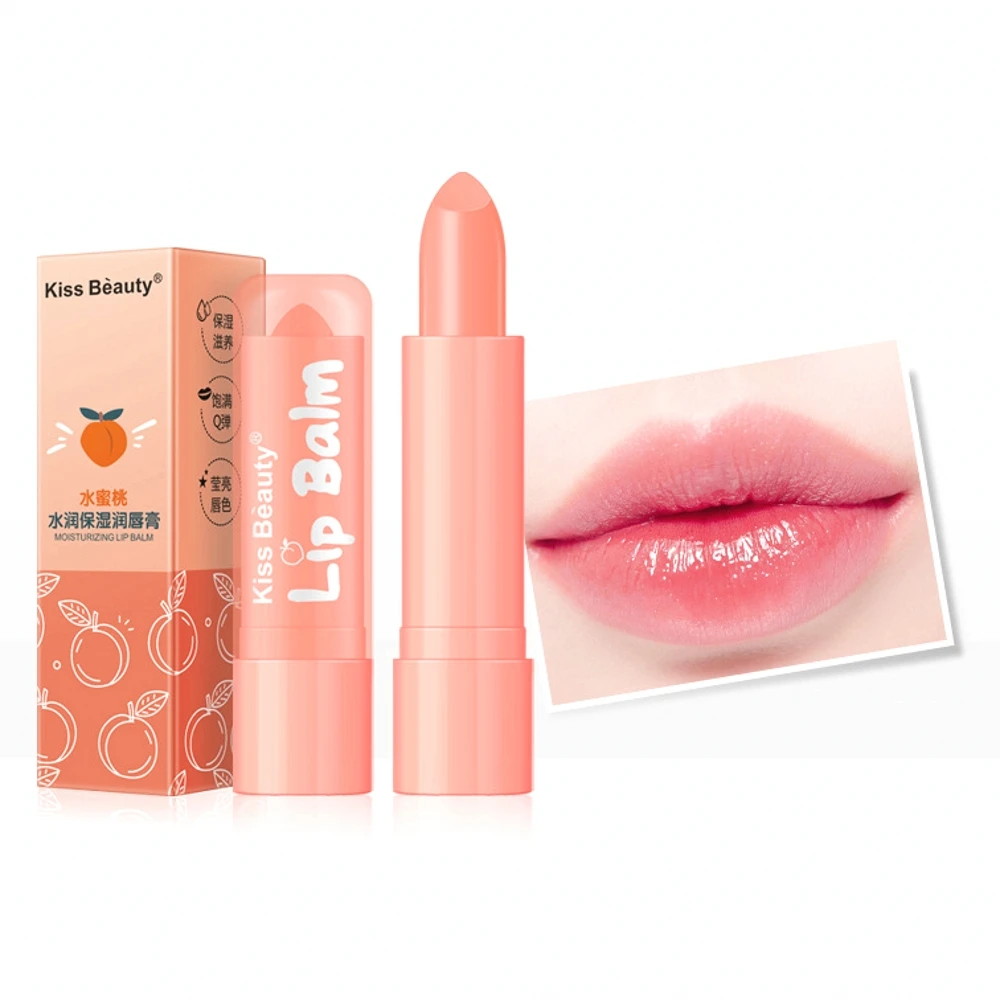 1Pcs Peach Lip Balm Long Lasting Nourishing Improving Lip Line Moisturizing Jelly Lipstick Anti Aging Natural Lip Care
1Pcs Peach Lip Balm Long Lasting Nourishing Improving Lip Line Moisturizing Jelly Lipstick Anti Aging Natural Lip Care