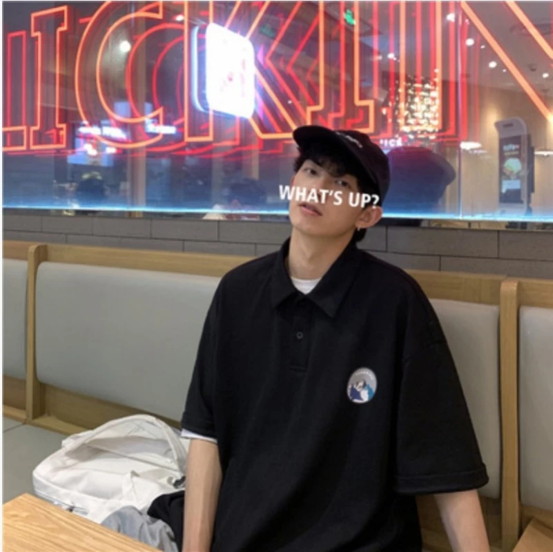 Summer vacation two polo shirts men 2021 loose fashion Hong Kong youth short sleeve T-shirt popular logo
Summer vacation two polo shirts men 2021 loose fashion Hong Kong youth short sleeve T-shirt popular logo