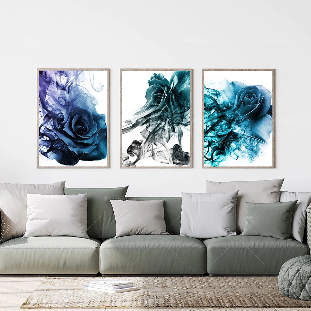 Blue smoke rose prints, blue, green, purple, floral print mysterious, seductive art deco poster canvas gift print
Blue smoke rose prints, blue, green, purple, floral print mysterious, seductive art deco poster canvas gift print