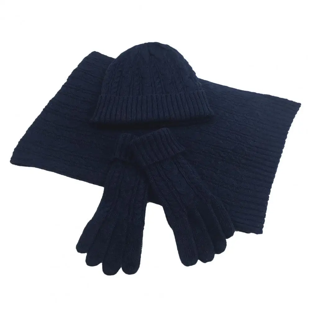 3Pcs/Set Fashion Twist Unisex Beanie Hat Scarf Gloves Beanie Hat Scarf Gloves Skin-Touch Cold Resistant
3Pcs/Set Fashion Twist Unisex Beanie Hat Scarf Gloves Beanie Hat Scarf Gloves Skin-Touch Cold Resistant