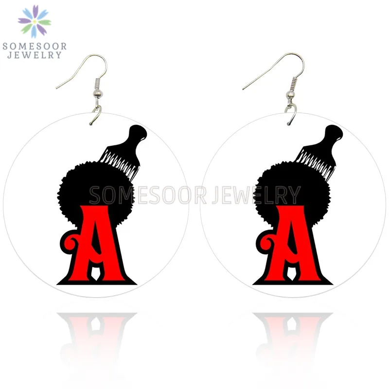 SOMESOOR Afro Natural Hair Wooden Drop Earrings African Ethnic Comb Design Printed Wood Dangle Jewelry For Black Women Gifts
SOMESOOR Afro Natural Hair Wooden Drop Earrings African Ethnic Comb Design Printed Wood Dangle Jewelry For Black Women Gifts