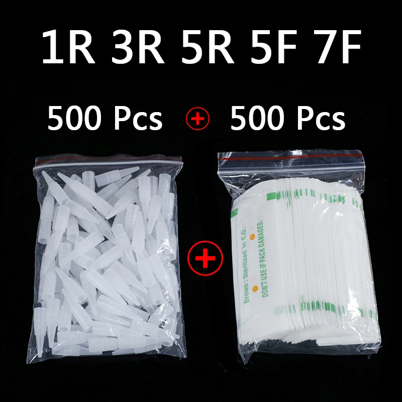 Wholesale 500pcs PMU Needles + Needle Tips Disposable Sterilized 1R 3R 5R 5F 7F Tattoo needles for Permanent Makeup Eyebrow Tool
Wholesale 500pcs PMU Needles + Needle Tips Disposable Sterilized 1R 3R 5R 5F 7F Tattoo needles for Permanent Makeup Eyebrow Tool