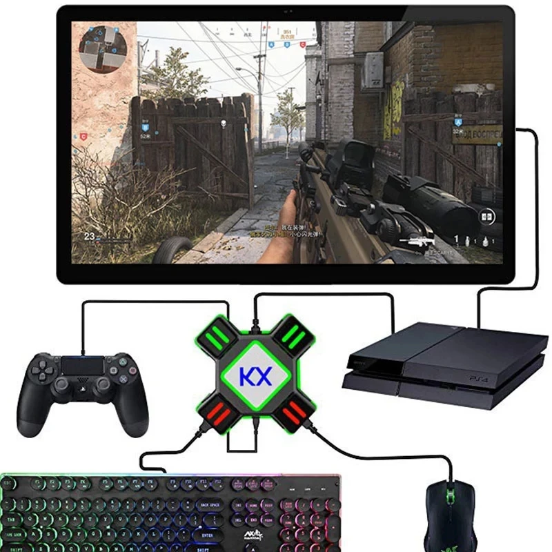 Game Accessorie For Xbox One Keyboard Mouse Adapter Gamepad Controller Converter For PS4 PS3 For Nintendo Switch FPS
Game Accessorie For Xbox One Keyboard Mouse Adapter Gamepad Controller Converter For PS4 PS3 For Nintendo Switch FPS