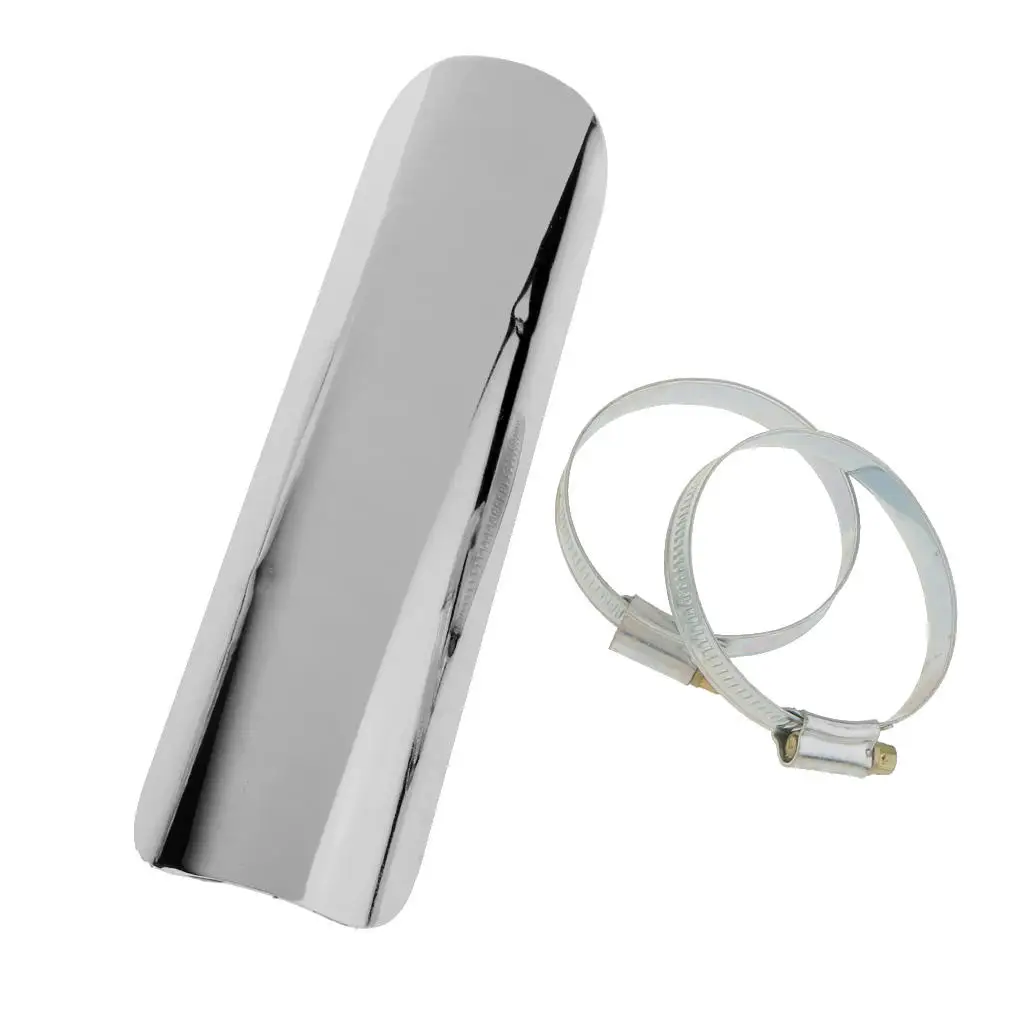 Модный хромированный глушитель выхлопной трубы с покрытием, тепловой экран, задняя крышка для Harley White 
Модный хромированный глушитель выхлопной трубы с покрытием, тепловой экран, задняя крышка для Harley White