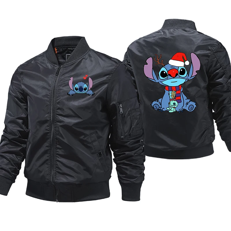Jacket Men's Disney Lilo Stitch Army Bomber Jacket Jacket Fury Tanker Coat Militari Top Clothes
Jacket Men's Disney Lilo Stitch Army Bomber Jacket Jacket Fury Tanker Coat Militari Top Clothes