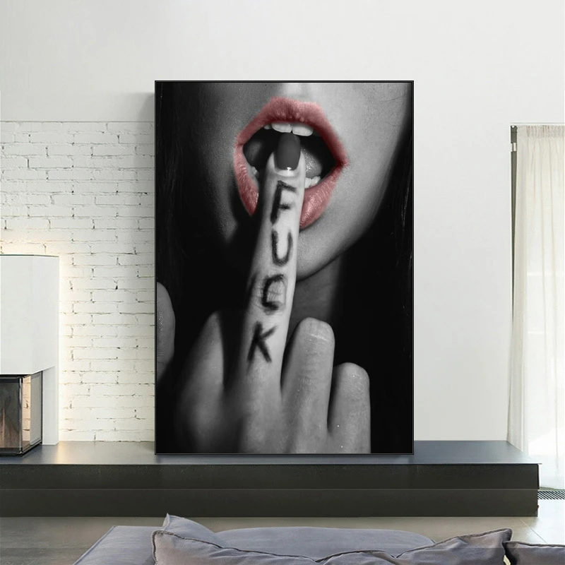 Sexy Lips with Finger Canvas Paintings on The Wall Art Posters and Prints Modern Wall Art Decorative Pictures for Home Cuadros
Sexy Lips with Finger Canvas Paintings on The Wall Art Posters and Prints Modern Wall Art Decorative Pictures for Home Cuadros