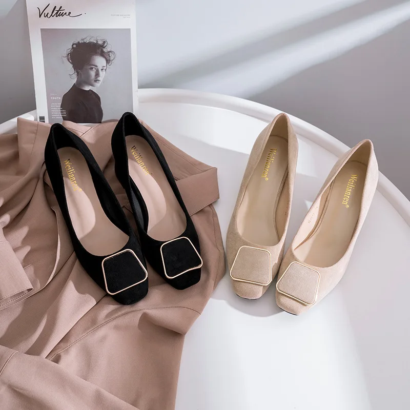 2020 New Women's Single Shoes Fashion Thick With Shallow Mouth Square Head High Heels Wild Casual Work Shoes Pumps O5-48
2020 New Women's Single Shoes Fashion Thick With Shallow Mouth Square Head High Heels Wild Casual Work Shoes Pumps O5-48