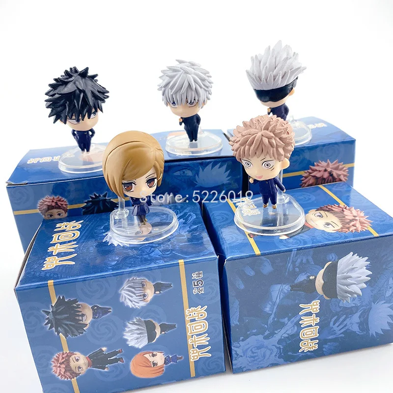 5pcs/set Jujutsu Kaisen Anime Figure Itadori Yuji Fushiguro Megumi Action Figure Gojo Satoru Kugisaki Nobara Figure Model Toys
5pcs/set Jujutsu Kaisen Anime Figure Itadori Yuji Fushiguro Megumi Action Figure Gojo Satoru Kugisaki Nobara Figure Model Toys