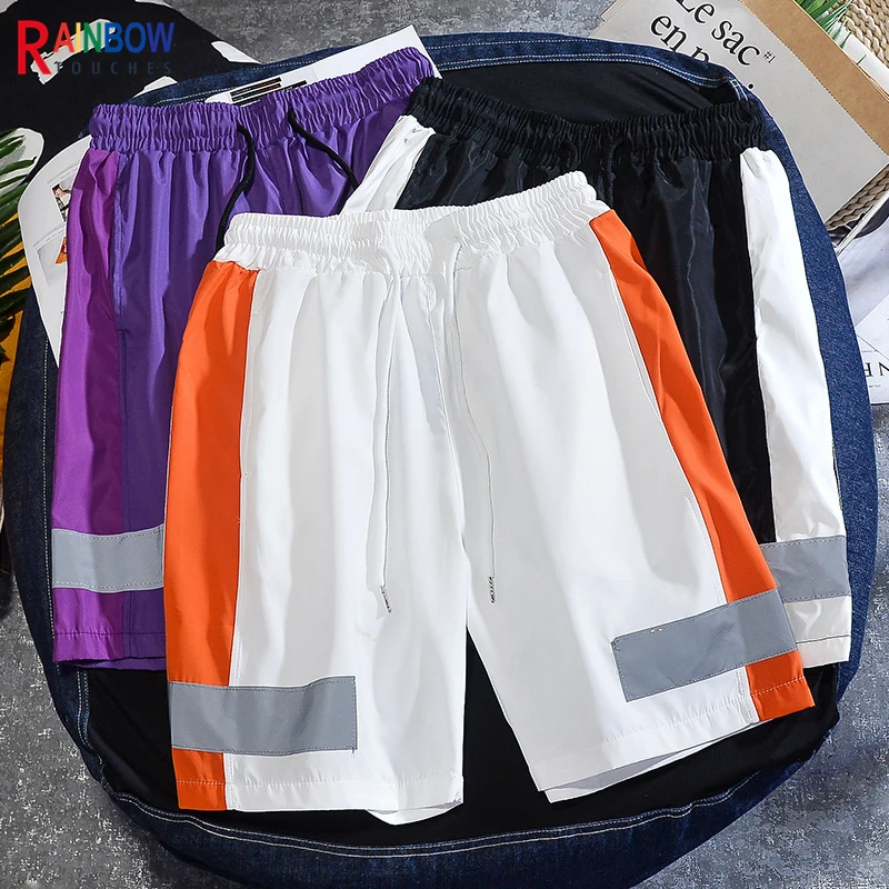 Rainbowtouches Fast Shipping Mens Reflective Tape Casual Shorts Comfortable Loose Breathable Leisure Outdoor Sports Elastic Pant
Rainbowtouches Fast Shipping Mens Reflective Tape Casual Shorts Comfortable Loose Breathable Leisure Outdoor Sports Elastic Pant