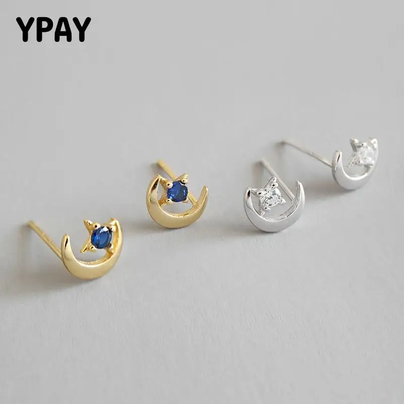 Женские серьги в стиле ретро YPAY, из серебра 100% пробы с Луной и звездами, изысканные аксессуары для фотографий, YME371
Женские серьги в стиле ретро YPAY, из серебра 100% пробы с Луной и звездами, изысканные аксессуары для фотографий, YME371