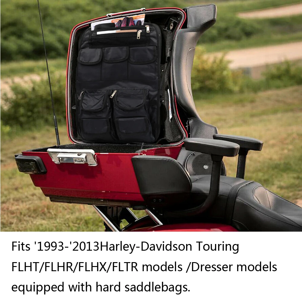 Сумка для седла мотоцикла сумка крышка и тур Пак органайзер моделей Harley Touring 93