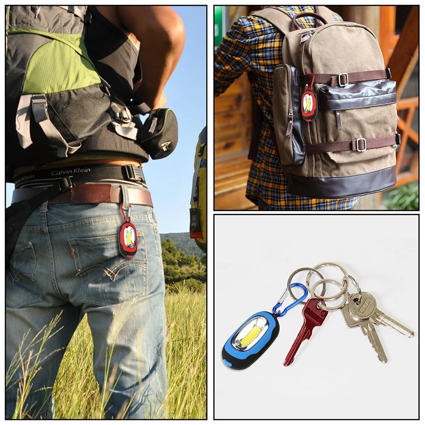 Portable Mini 3 Modes COB LED Keychain flashlight with Magnet Keychain Flash Light Lamp Pocket Torch Emergency Camping Light
Portable Mini 3 Modes COB LED Keychain flashlight with Magnet Keychain Flash Light Lamp Pocket Torch Emergency Camping Light
