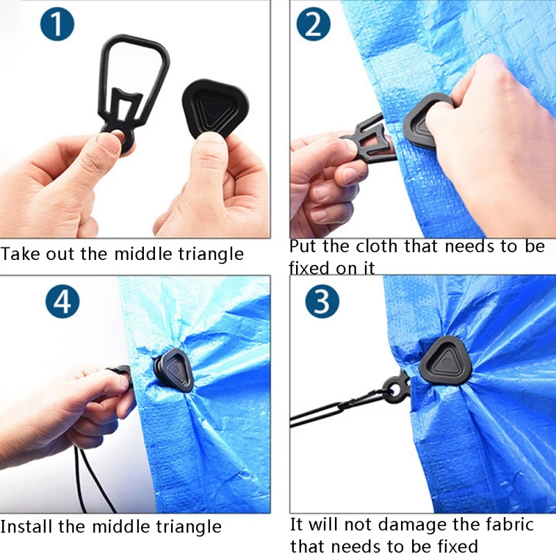 1/10 PCS Tent Pull Point Clip Outdoor Camping Tent Triangle Clip Pull Point Hook Buckle Tent Crocodile Clip for Traveling Hiking
1/10 PCS Tent Pull Point Clip Outdoor Camping Tent Triangle Clip Pull Point Hook Buckle Tent Crocodile Clip for Traveling Hiking
