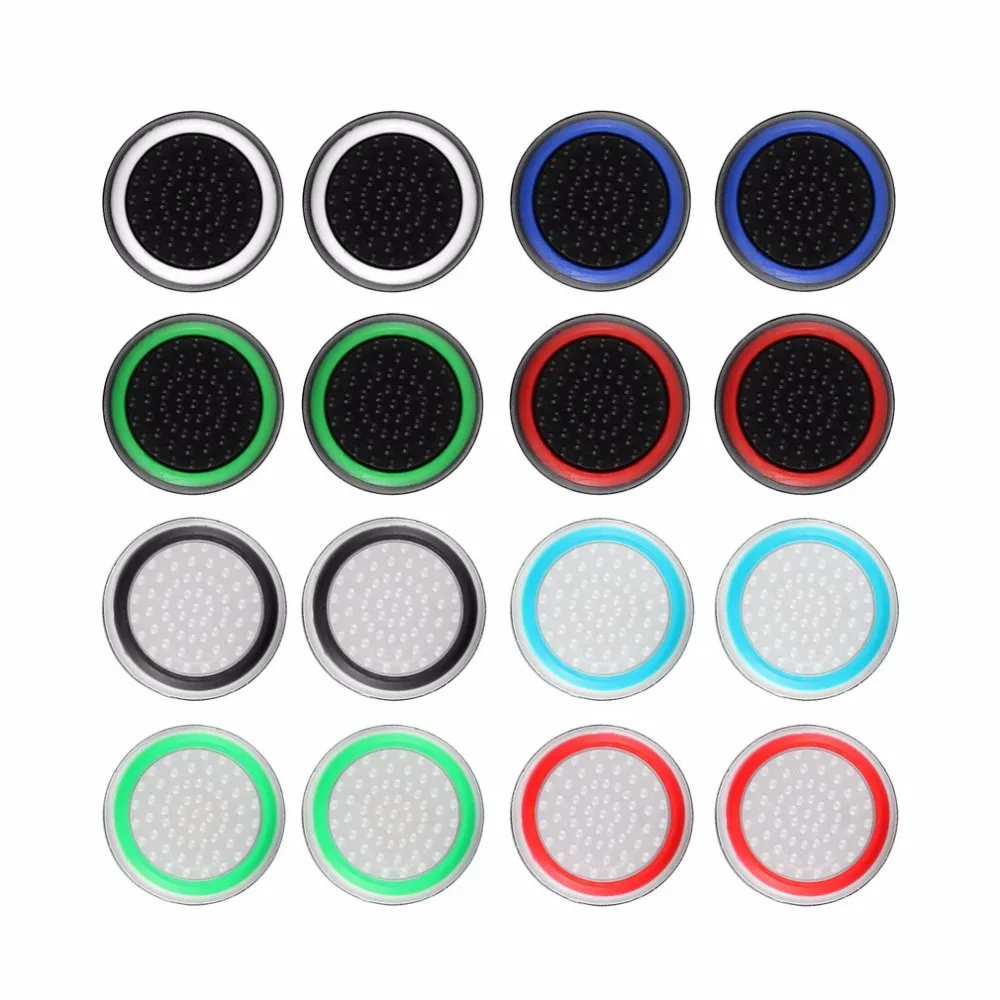 

2pcs/lot Game Accessory Protect Cover Silicone Thumb Stick Grip Caps for PS4 PS3 for Xbox 360 for Xbox one Game Controllers