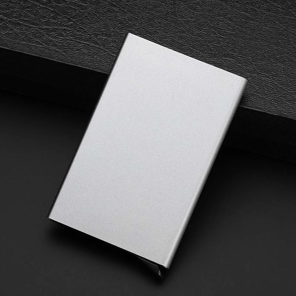Металлический мужской держатель для карт из алюминиевого сплава RFID кредитных