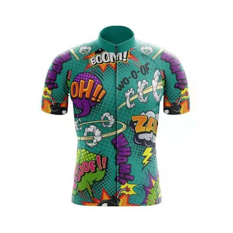 Summer Cartoon Print Cycling Jerseys Mens' Short Sleeve Shirt Bicycle Wear MTB Sports Clothing Breathable Motocross
Summer Cartoon Print Cycling Jerseys Mens' Short Sleeve Shirt Bicycle Wear MTB Sports Clothing Breathable Motocross