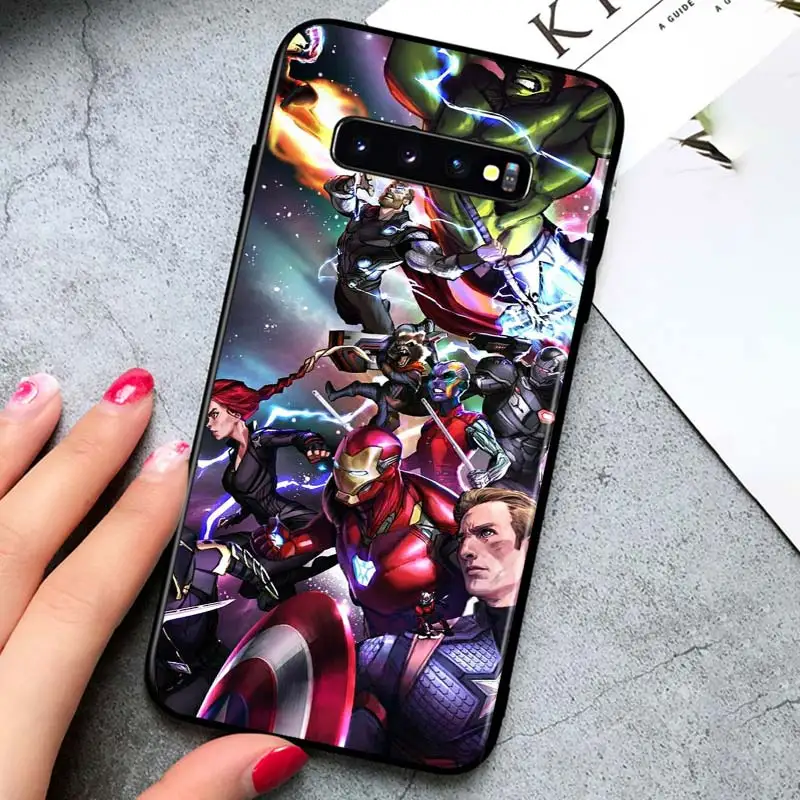 Marvel Avengers for Samsung Galaxy S21 Ultra Plus Note 20 10 9 8 S10 S9 S8 S7 S6 Edge Plus Black Soft Phone Case
Marvel Avengers for Samsung Galaxy S21 Ultra Plus Note 20 10 9 8 S10 S9 S8 S7 S6 Edge Plus Black Soft Phone Case