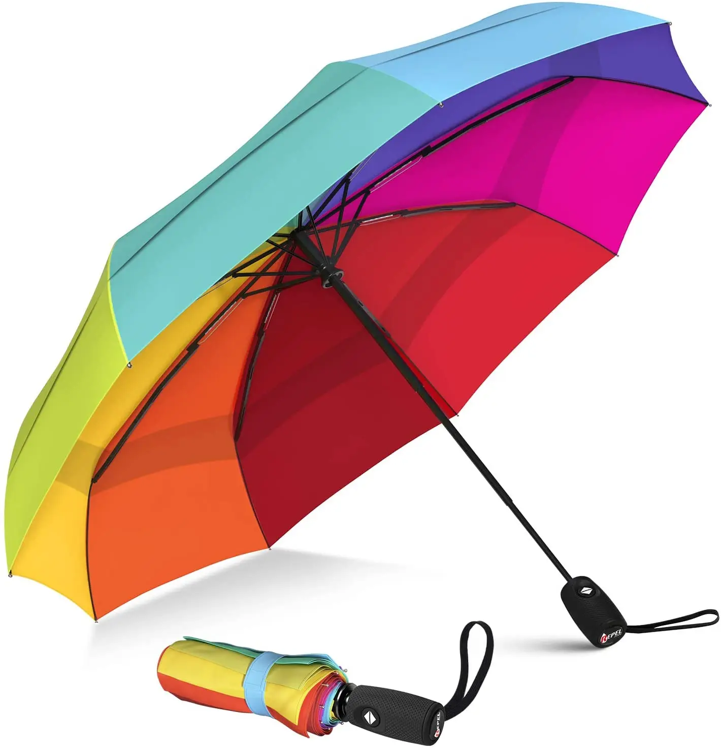 Repel Umbrella Windproof Travel Umbrella - Compact, Light, Automatic, Strong and Portable - Wind Resistant, Small Folding Backpa
Repel Umbrella Windproof Travel Umbrella - Compact, Light, Automatic, Strong and Portable - Wind Resistant, Small Folding Backpa