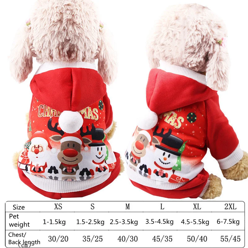 Cartoon Dog Clothes Halloween Costumes Dogs Cat Hoodies Chihuahua Winter Coat Pet Clothing Small Cats Christmas | Дом и сад