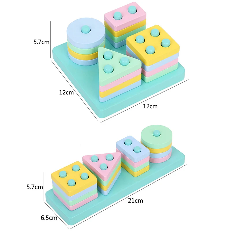 New Baby Montessori Wooden Toys Childhood Learning Toy Children Kids Baby Colorful Wooden Blocks Enlightenment Educational Toy
New Baby Montessori Wooden Toys Childhood Learning Toy Children Kids Baby Colorful Wooden Blocks Enlightenment Educational Toy