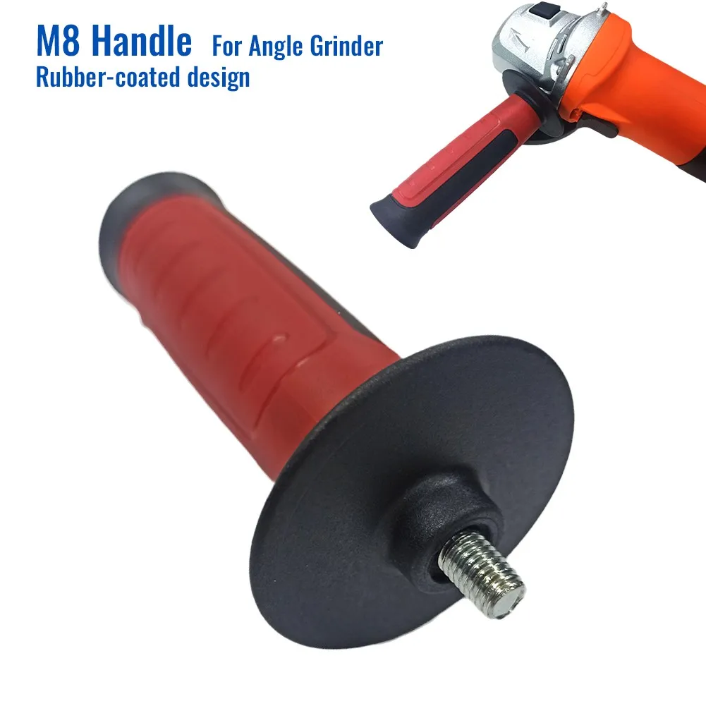 8mm Angle Grinder Handle M8 Thread Auxiliary Side Non-slip Shock-absorbing Handle For Power Tools Grinding Machine Replace Parts
8mm Angle Grinder Handle M8 Thread Auxiliary Side Non-slip Shock-absorbing Handle For Power Tools Grinding Machine Replace Parts