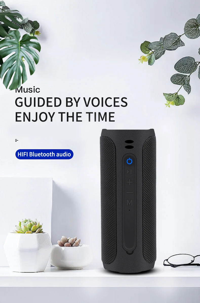 Bluetooth-колонка, Беспроводная колонка, портативная, водонепроницаемая, двойное сопряжение, Bluetooth 5,0
Bluetooth-колонка, Беспроводная колонка, портативная, водонепроницаемая, двойное сопряжение, Bluetooth 5,0