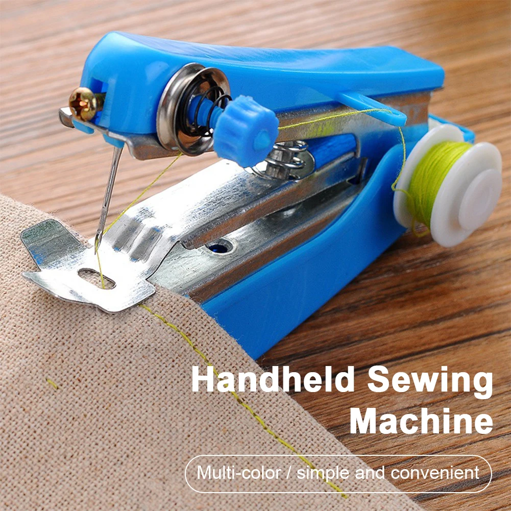 Handheld Simple Operation Sewing Machine Mini Portable Useful Cloth Useful Fabrics Stitch Fabric Handy Needlework Handwork Tools
Handheld Simple Operation Sewing Machine Mini Portable Useful Cloth Useful Fabrics Stitch Fabric Handy Needlework Handwork Tools