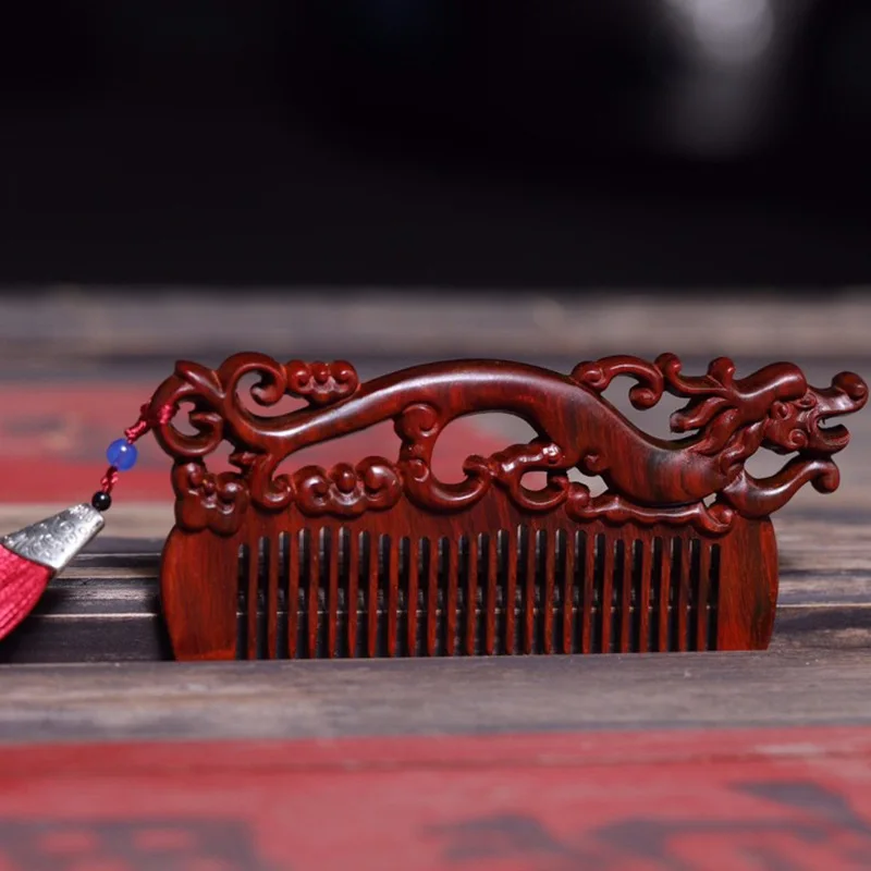 Natural red sandalwood carving wooden comb wedding couple dragon comb carving wooden crafts gift comb for girlfriend home decor
Natural red sandalwood carving wooden comb wedding couple dragon comb carving wooden crafts gift comb for girlfriend home decor